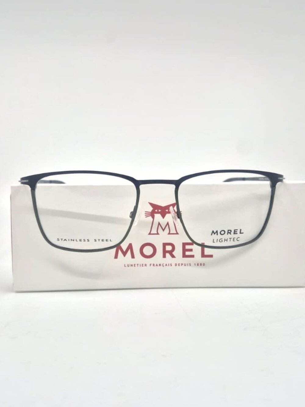 MOREL Lightec 30320L NV12 55mm Black and Green New Eyeglasses Made in France
